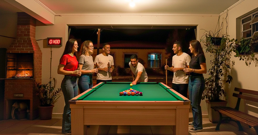 Sua casa virou o point